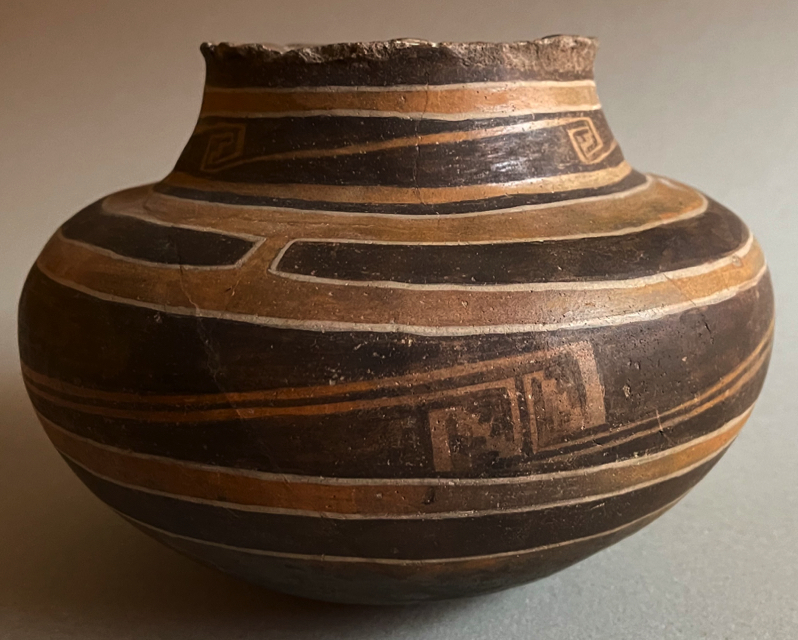 Historic Hopi Red Polychrome Pottery Low Profile Jar By Annie Nampeyo ...